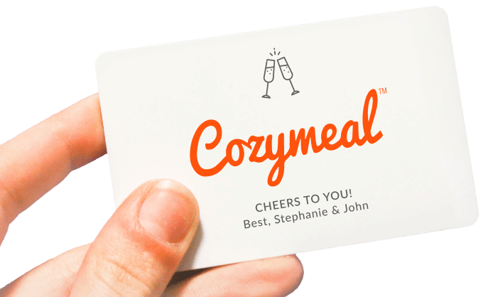 Cozymeal gift cards, redeemable for 澳洲5官方号码 Cooking Classes, private chefs, food tours, cookware and more